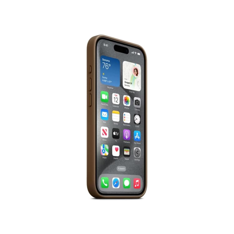 Apple iPhone 15 Pro FineWoven Case with MagSafe - Taupe