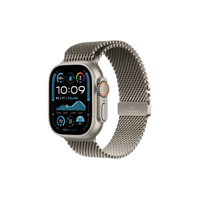 Apple Watch Ultra 2 - Natural - Titanium  Milanese Loop