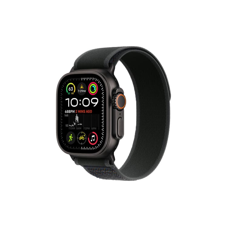 Apple Watch Ultra 2 - Black  - BlackTrail Loop