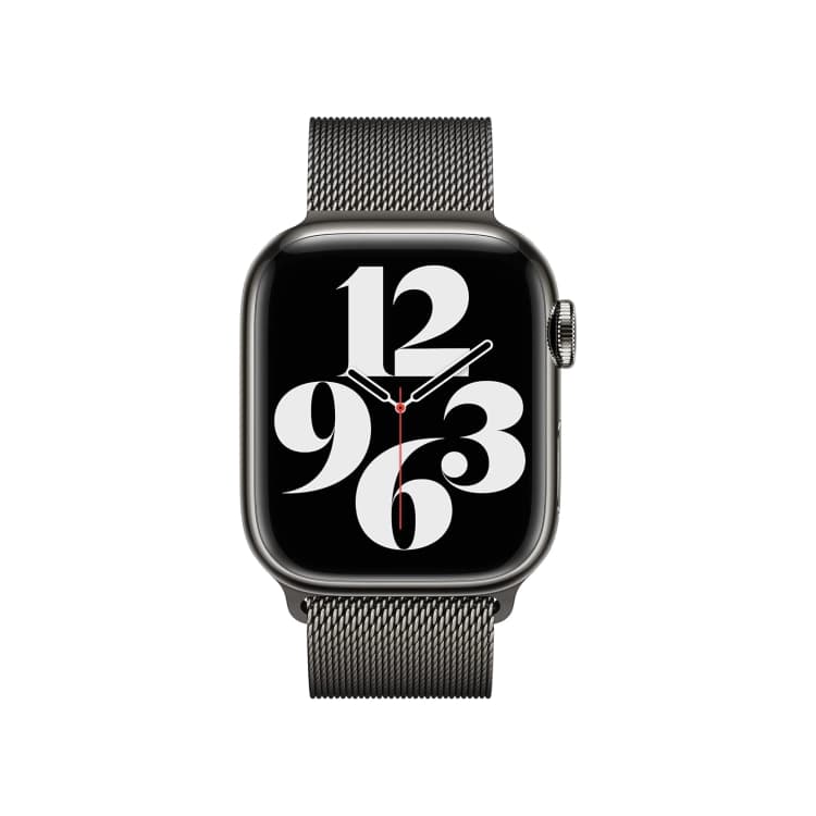 Magnetic Watch Strap – Apple Watch Graphite Milanese Loop