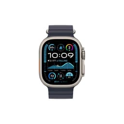 Apple Watch Ultra 2 - Natural - Navy Ocean Band