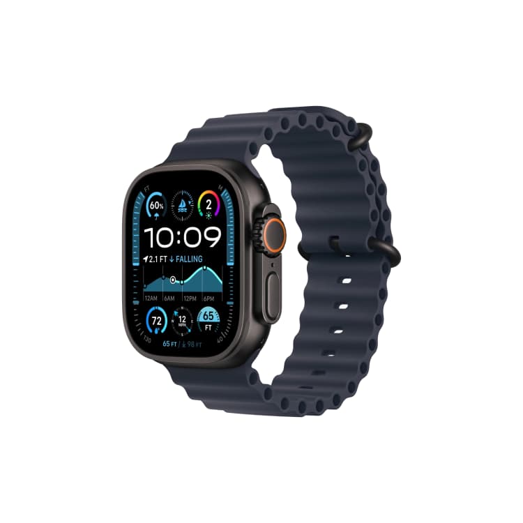 Apple Watch Ultra 2 - Black - Navy Ocean Band