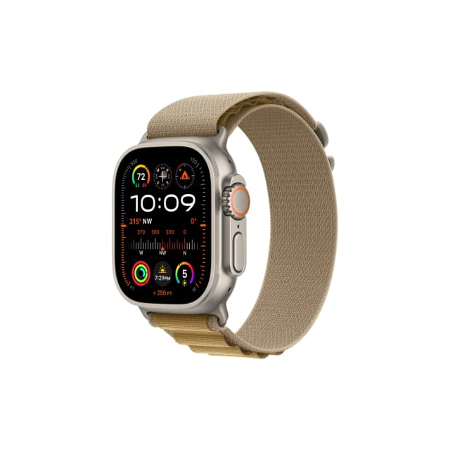 Apple Watch Ultra 2 - Natural - Tan Alpine Loop