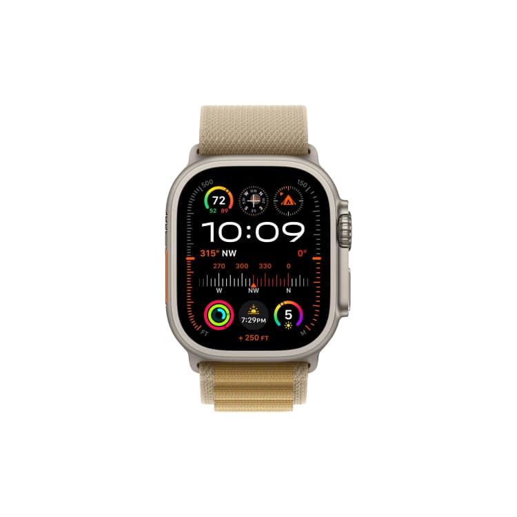 Apple Watch Ultra 2 - Natural - Tan Alpine Loop
