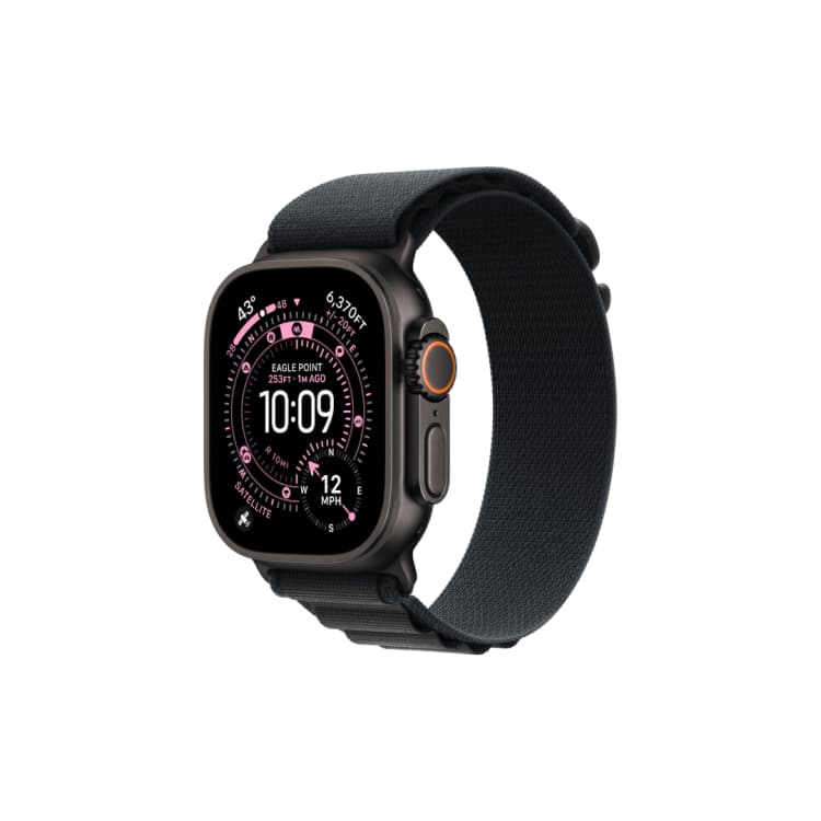 Apple Watch Ultra 3 - Black - Black Alpine Loop