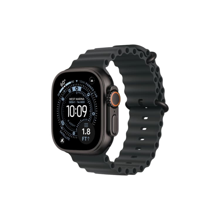 Apple Watch Ultra 3 - Black - Black Ocean Band