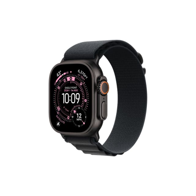 Apple Watch Ultra 3 - Black - Black Alpine Loop