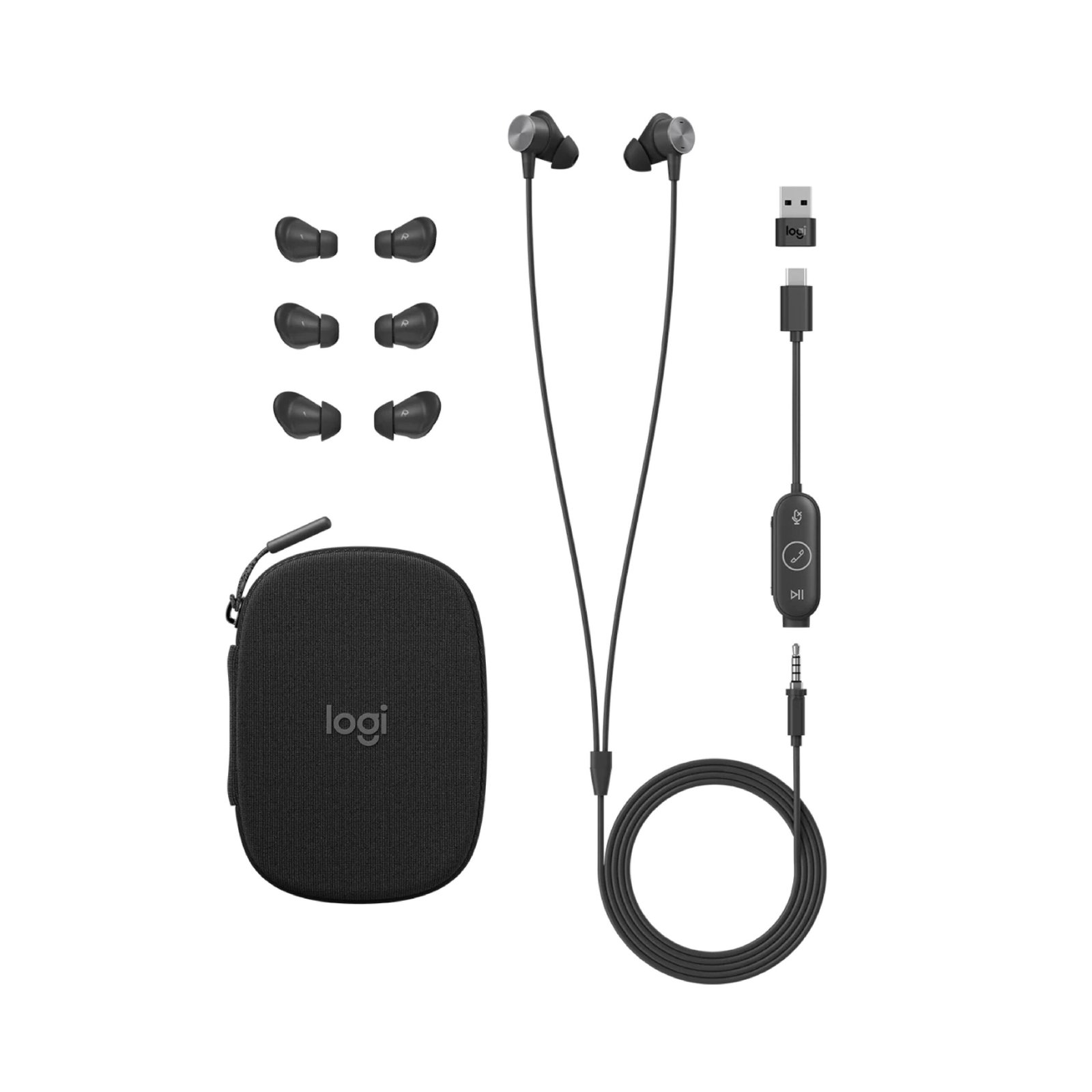 Logitech Zone Earbuds - Wired UC Version - Thundermac