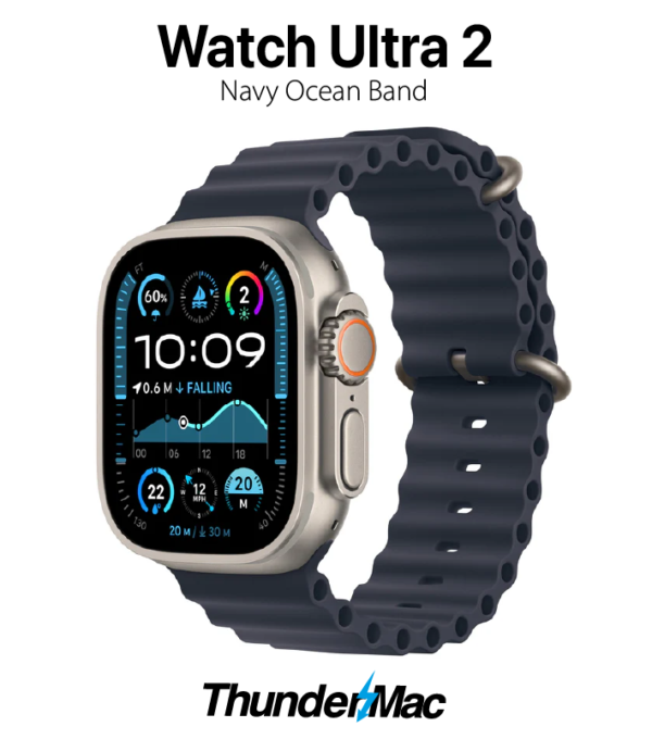 Apple Watch Ultra 2 Navey Ocean Band