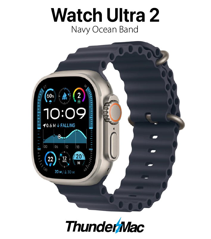 Apple Watch Ultra 2 Navey Ocean Band